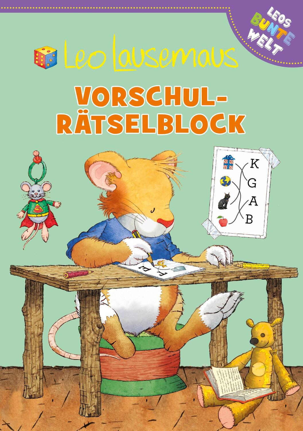 Cover: 9783963471230 | Leo Lausemaus Vorschul-Rätselblock | Taschenbuch | Leos bunte Welt