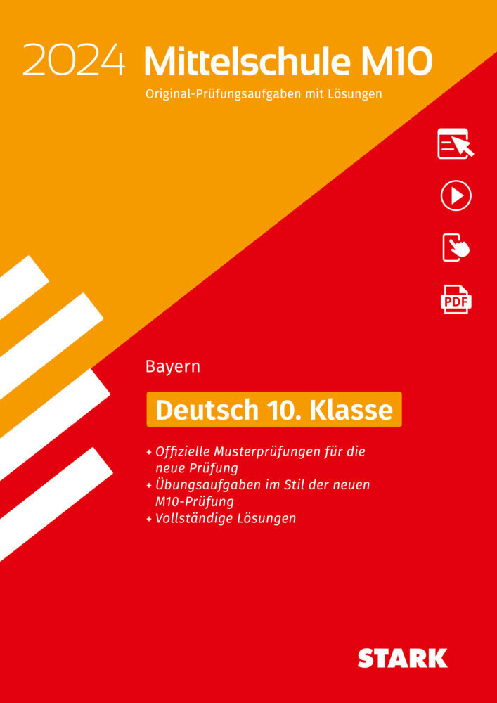 Cover: 9783849058982 | STARK Original-Prüfungen Mittelschule M10 2024 - Deutsch - Bayern,...
