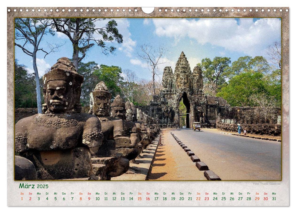 Bild: 9783435471485 | Kambodscha, Angkor Thom, Angkor Wat und Bayon (Wandkalender 2025...