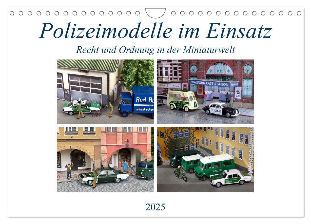 Cover: 9783435021321 | Polizeimodelle im Einsatz (Wandkalender 2025 DIN A4 quer), CALVENDO...