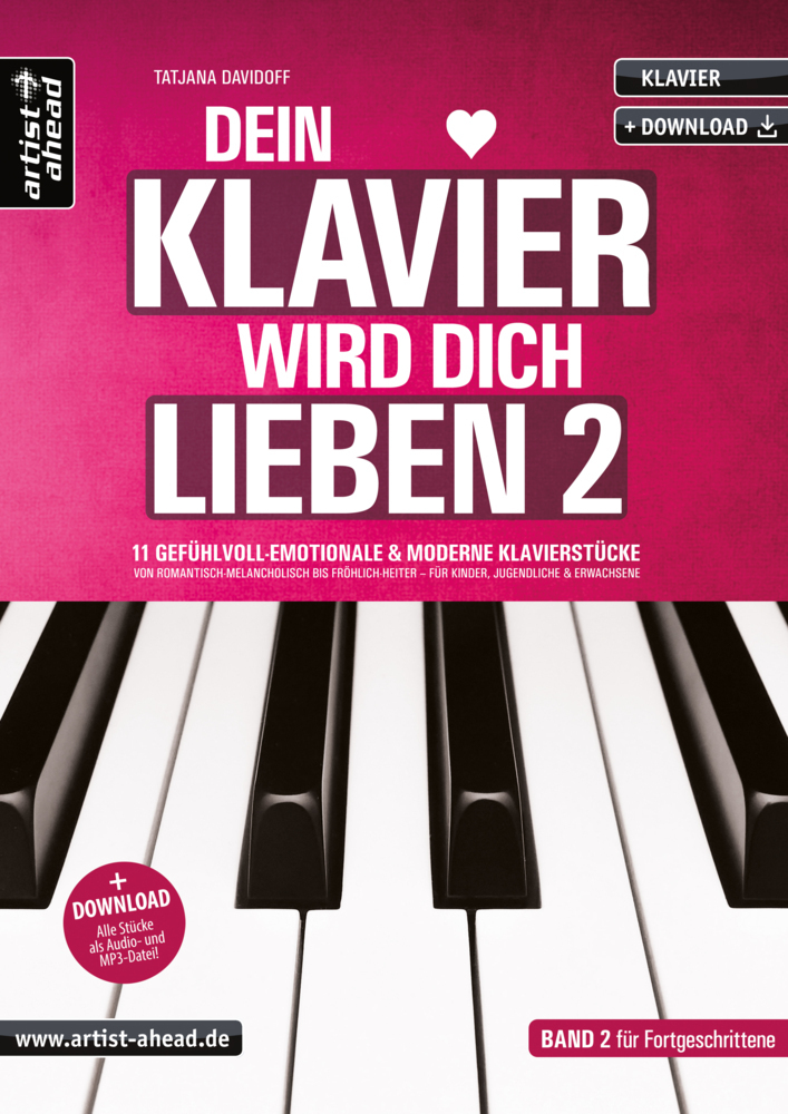 Cover: 9783866421028 | Dein Klavier wird Dich lieben, m. Audio-CD. Bd.2. Bd.2 | Davidoff
