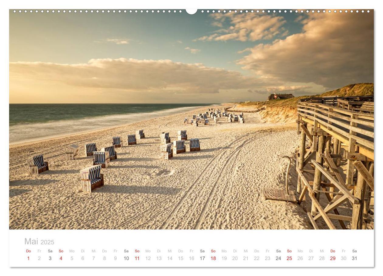 Bild: 9783435590674 | Sehnsucht Sylt (Wandkalender 2025 DIN A2 quer), CALVENDO...