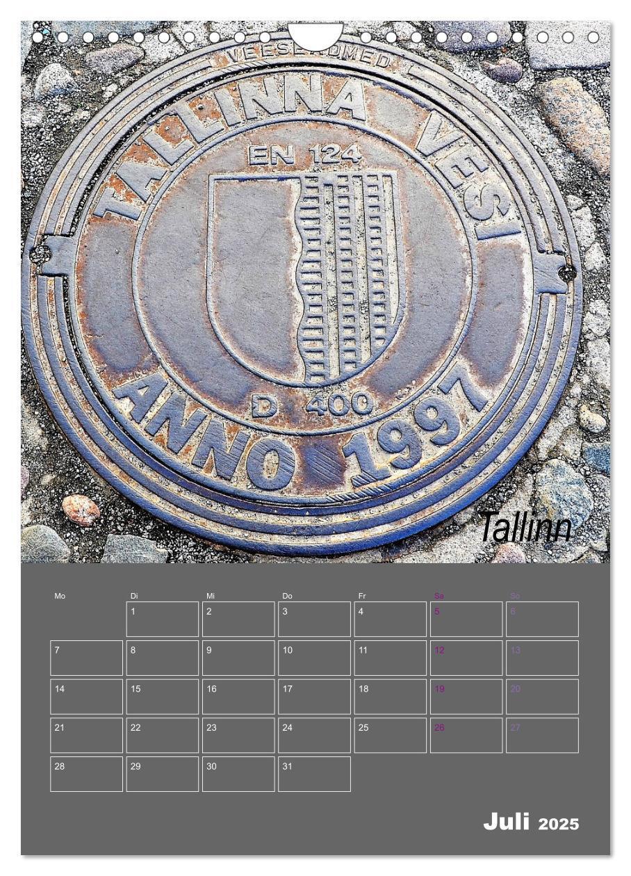 Bild: 9783435974993 | Faszination Kanaldeckel (Wandkalender 2025 DIN A4 hoch), CALVENDO...