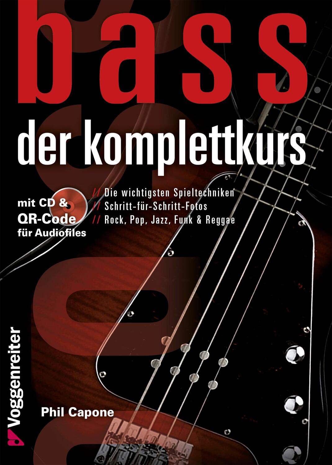 Cover: 9783802408502 | Bass - Der Komplettkurs | Phil Capone | Buch | Spiralbindung, SPIRALB