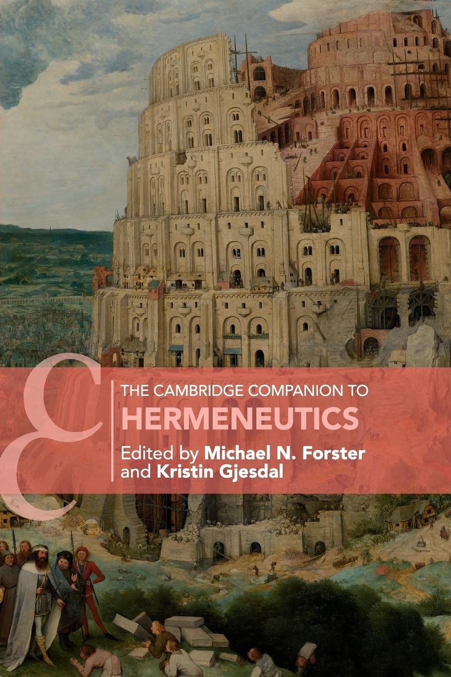 Cover: 9781316638170 | The Cambridge Companion to Hermeneutics | Kristin Gjesdal | Buch