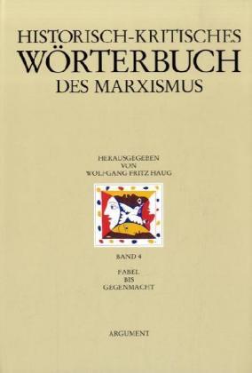 Cover: 9783886194346 | Historisch-kritisches Wörterbuch des Marxismus | Buch | 720 S. | 2000