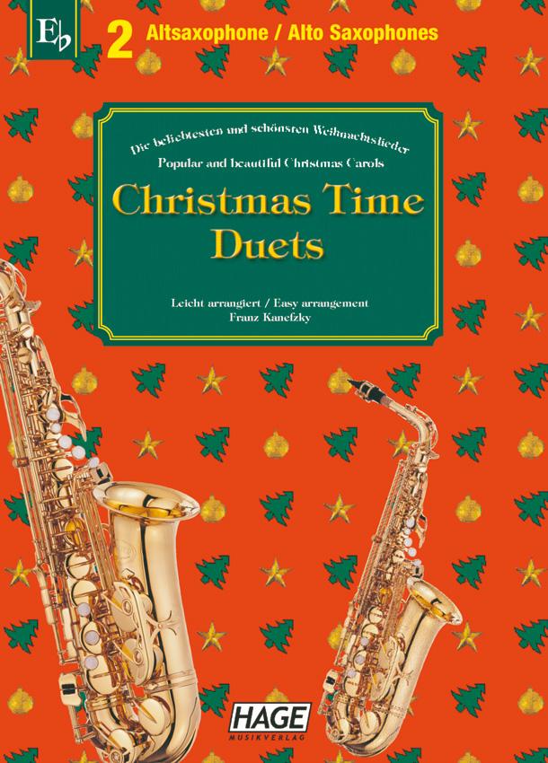 Cover: 4026929911506 | Christmas Time Duets für 2 Altsaxophone | Helmut Hage | Broschüre