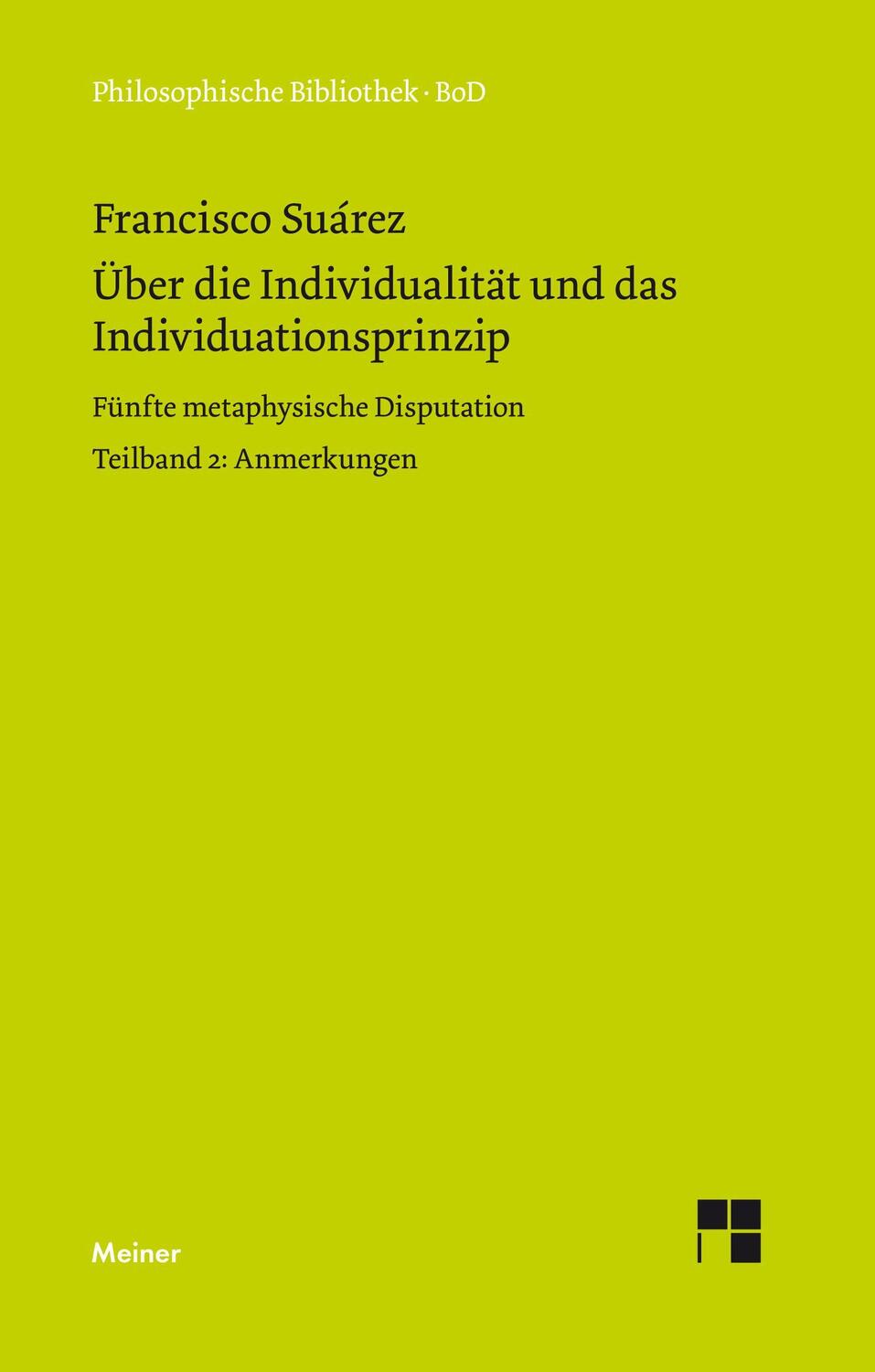 Cover: 9783787303779 | Über die Individualität und das Individuationsprinzip. 5....