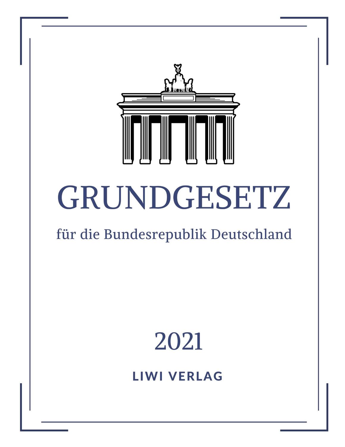 Cover: 9783965424159 | Grundgesetz für die Bundesrepublik Deutschland | Wissenschaftsverlag