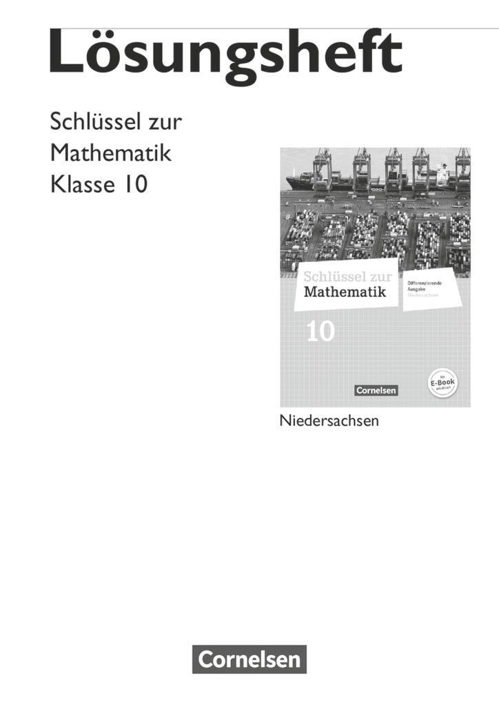 Cover: 9783060067435 | Schlüssel zur Mathematik 10. Schuljahr. Lösungen zum Schülerbuch....