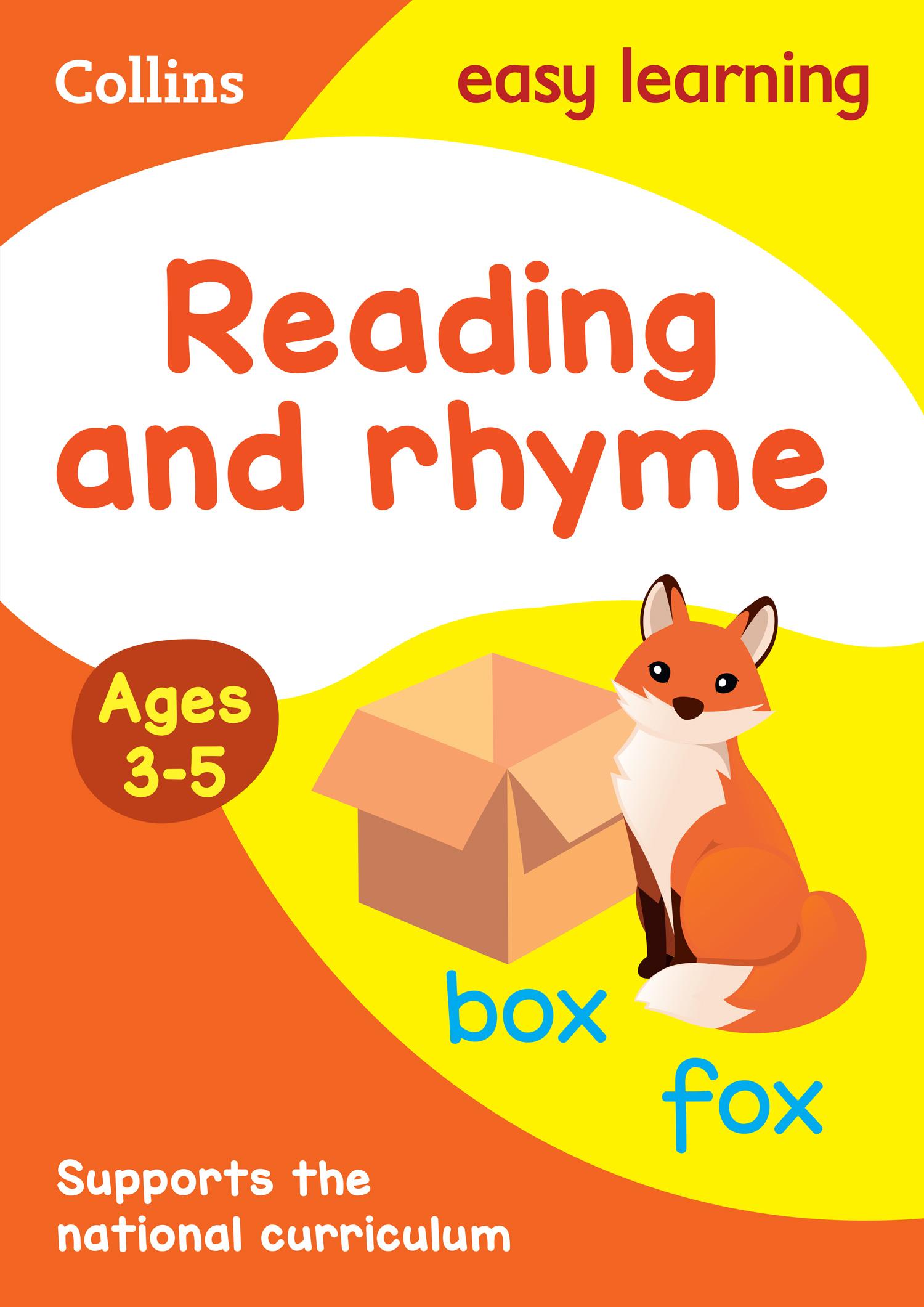 Cover: 9780008151560 | Reading and Rhyme: Ages 3-5 | Collins Uk | Taschenbuch | Englisch