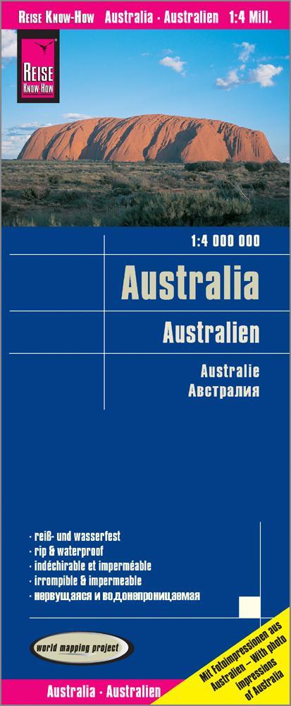 Cover: 9783831773367 | Reise Know-How Landkarte Australien / Australia (1:4.000.000) | Rump
