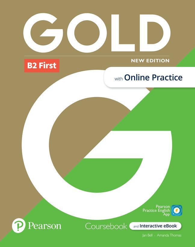 Cover: 9781292394473 | Gold 6e B2 First Student's Book with Interactive eBook, Online...