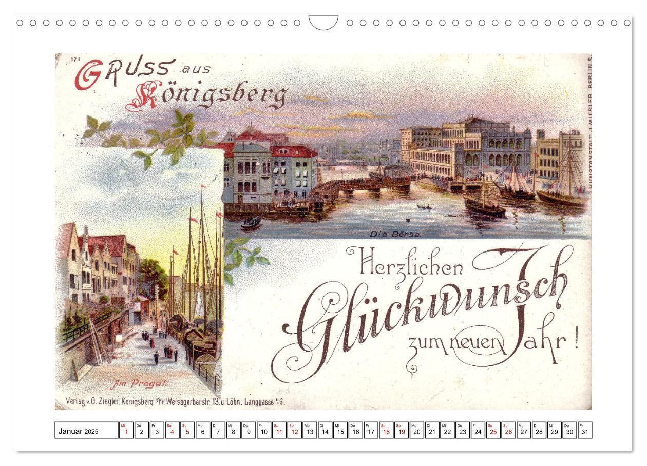 Bild: 9783435326150 | Gruss aus Königsberg (Wandkalender 2025 DIN A3 quer), CALVENDO...