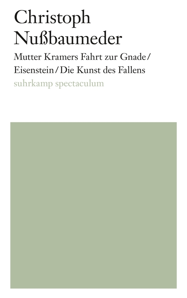 Cover: 9783518423783 | Mutter Kramers Fahrt zur Gnade. Eisenstein. Die Kunst des Fallens