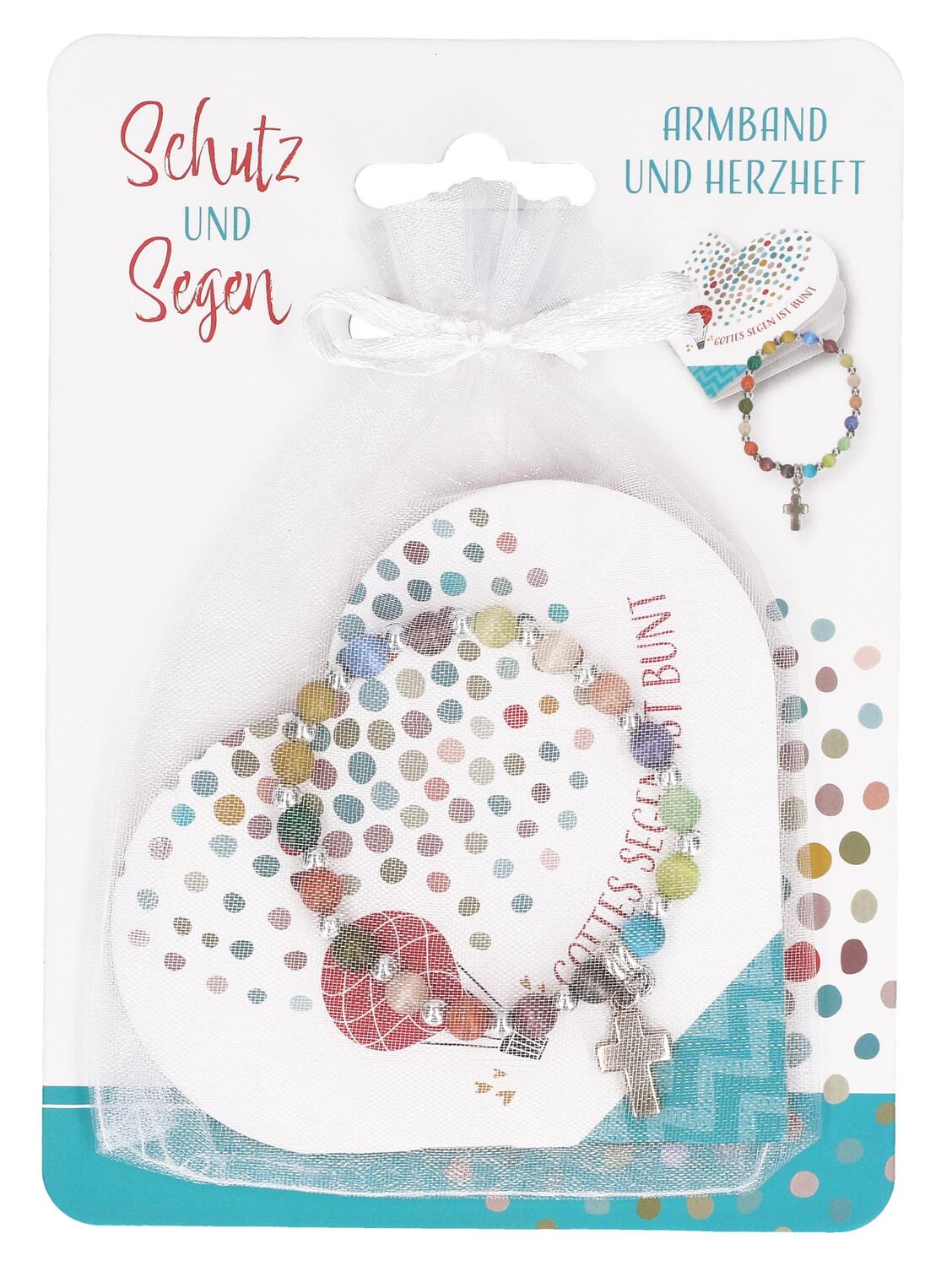 Cover: 4036526765075 | Schutz und Segen. Segensarmband mit Geschenkheft in Herzform | Buch