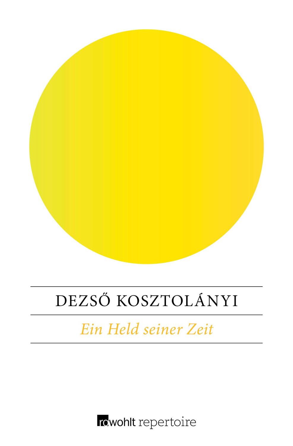 Cover: 9783688109456 | Ein Held seiner Zeit | Die Bekenntnisse des Kornél Esti | Kosztolányi