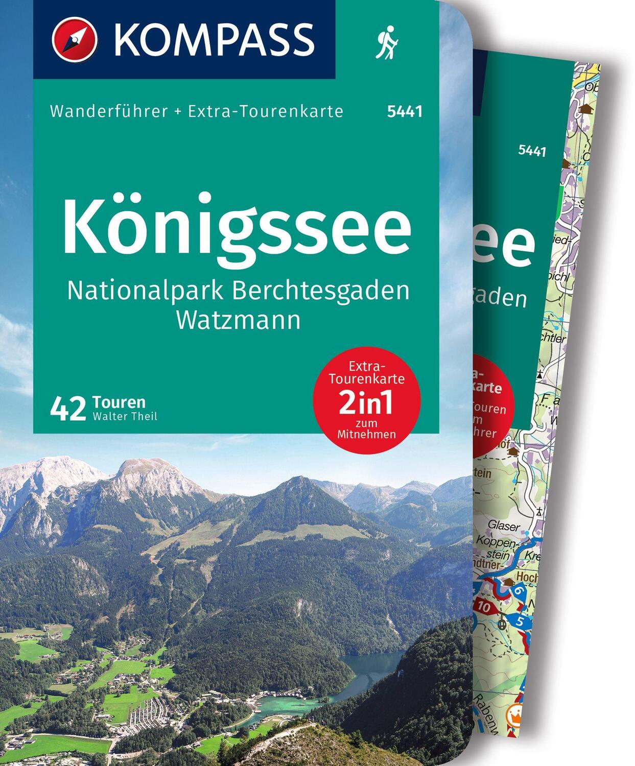 Cover: 9783991216131 | KOMPASS Wanderführer Königssee, Nationalpark Berchtesgaden,...