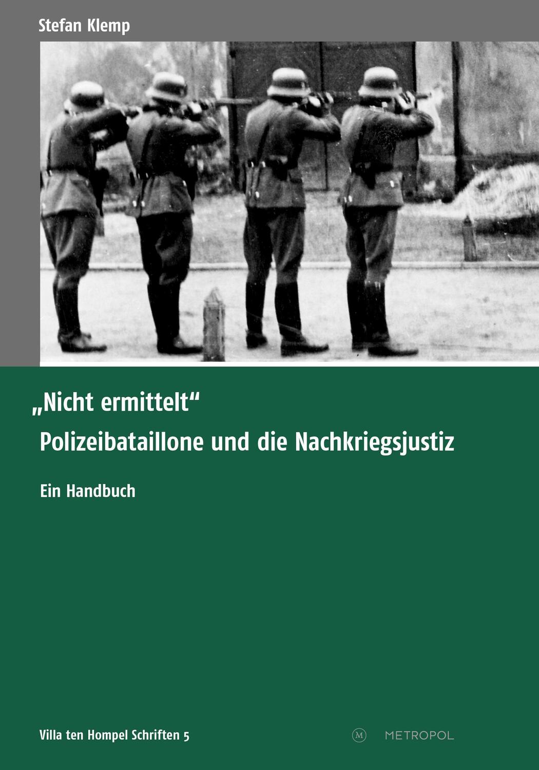 Cover: 9783863315887 | "Nicht ermittelt" | Stefan Klemp | Buch | Villa ten Hompel, Schriften
