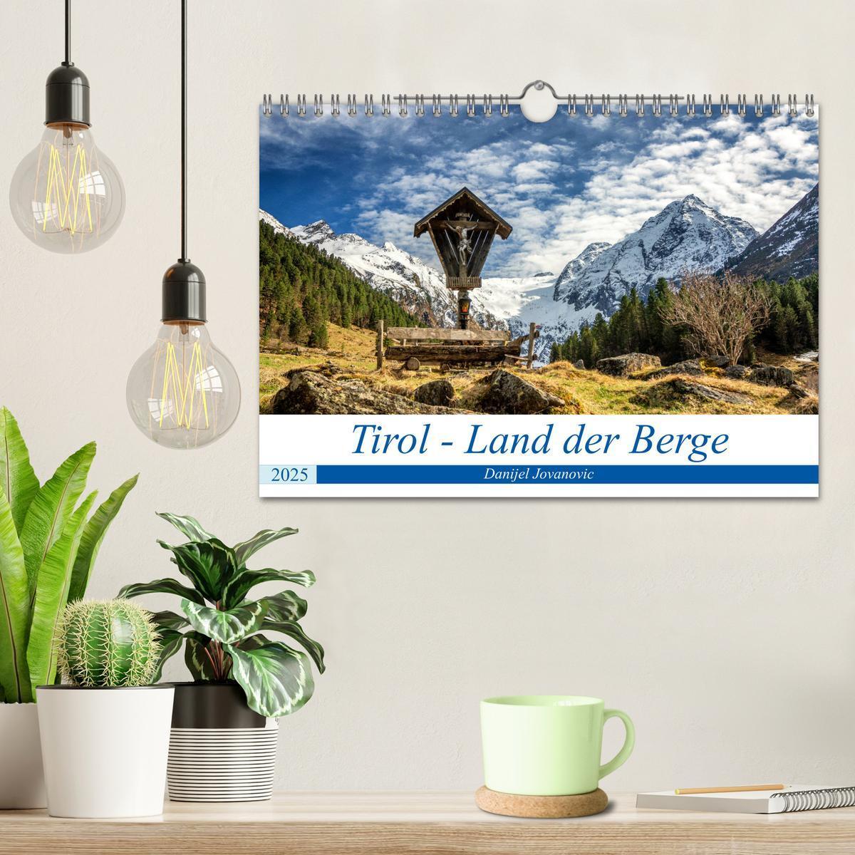 Bild: 9783435123476 | Tirol - Das Land in den Bergen (Wandkalender 2025 DIN A4 quer),...