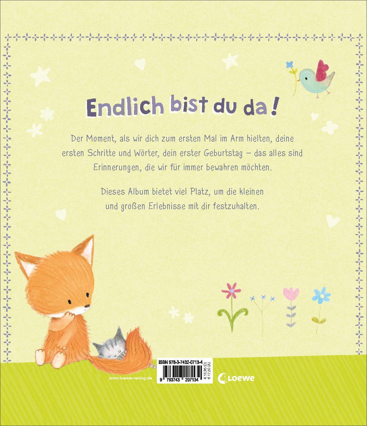 Rückseite: 9783743207134 | Das bist du! - Dein Babyalbum | Loewe Eintragbücher | Buch | 48 S.