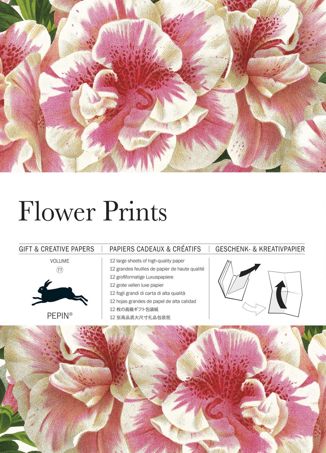 Cover: 9789460090899 | Flower Prints | Gift & Creative Paper Book Vol. 77 | Pepin Van Roojen