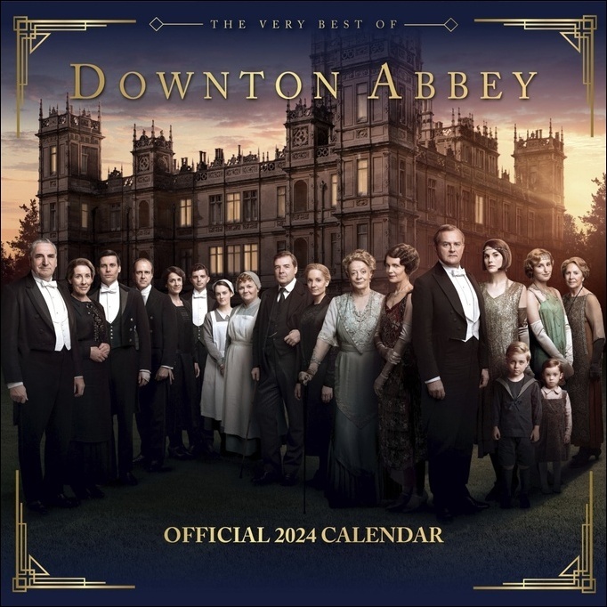 Cover: 9783840196416 | Downton Abbey Broschurkalender 2024. Der Foto-Wandkalender für alle...