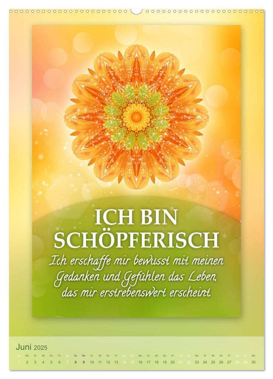 Bild: 9783435997695 | ICH BIN Licht und Liebe - Kalender (Wandkalender 2025 DIN A2 hoch),...