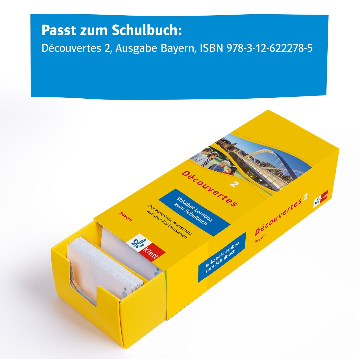 Bild: 9783129240632 | Découvertes 2 Bayern (ab 2017) - Vokabel-Lernbox zum Schulbuch | Buch