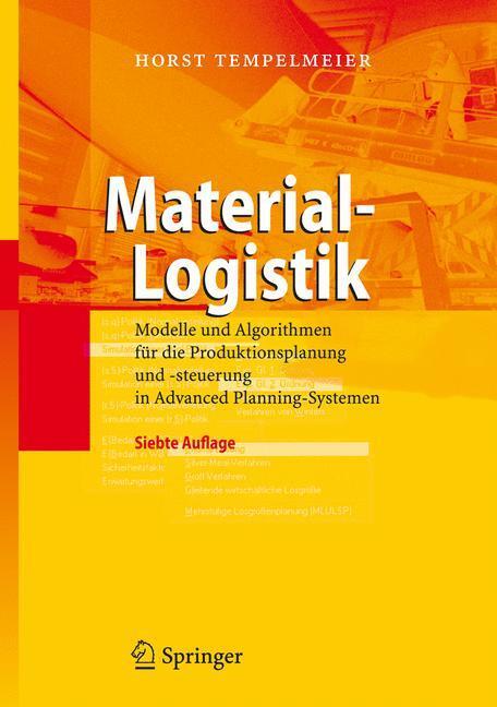 Cover: 9783540709060 | Material-Logistik | Horst Tempelmeier | Taschenbuch | Paperback | 2008