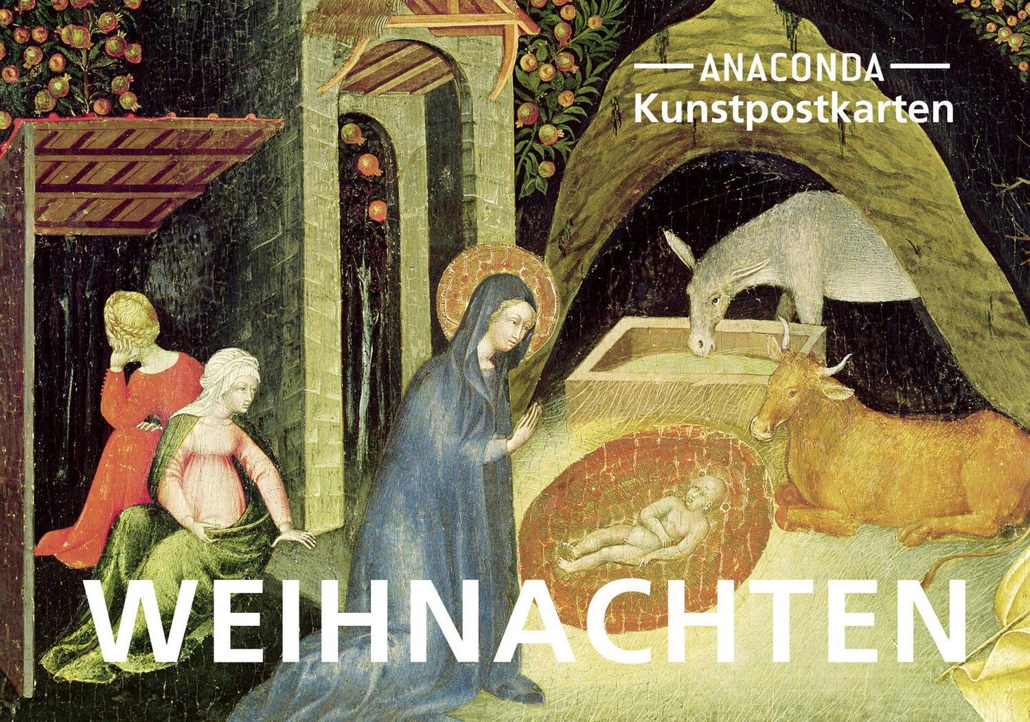 Cover: 9783730611814 | Postkarten-Set Weihnachten | 18 Kunstpostkarten | Anaconda Verlag