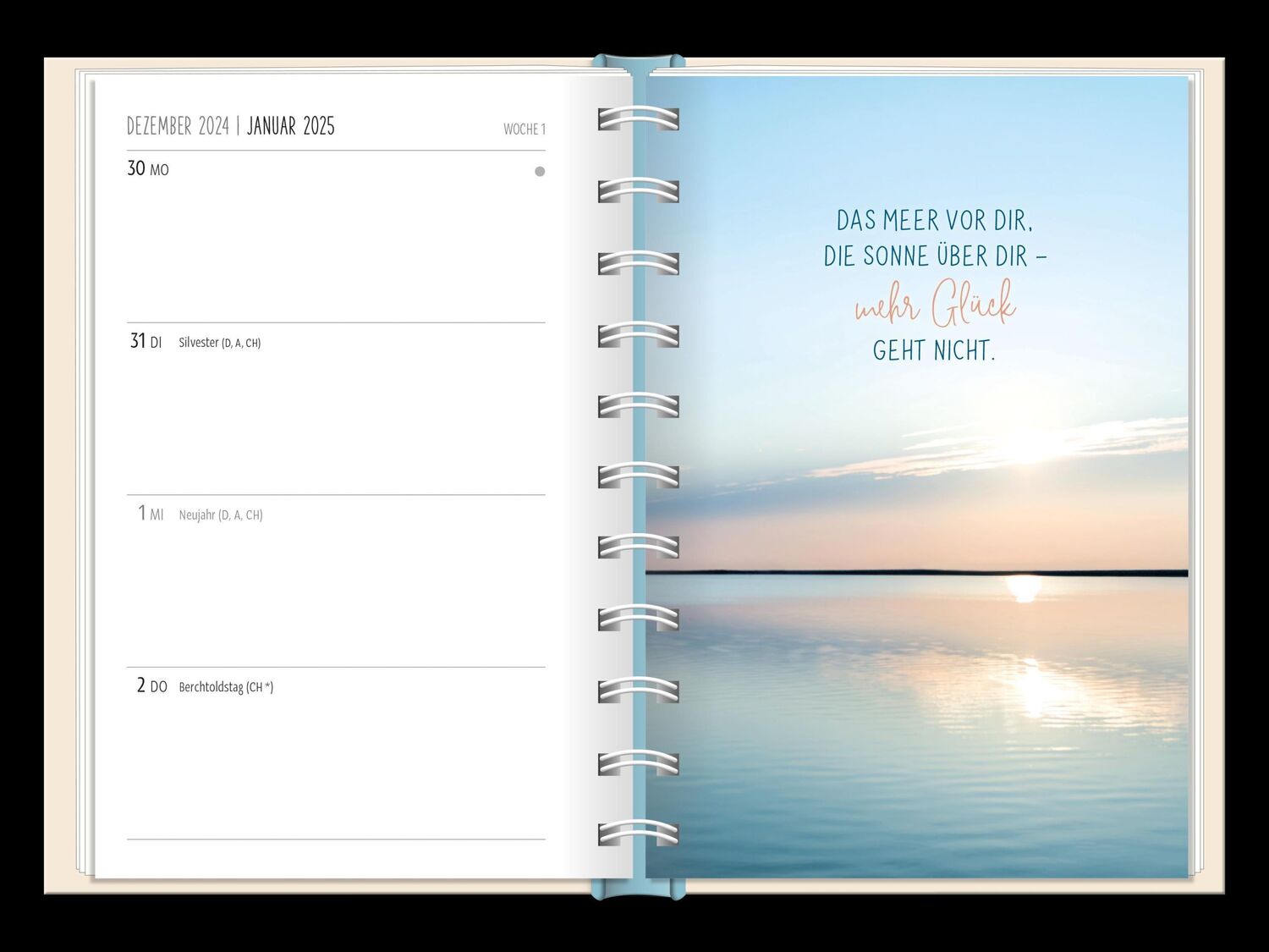 Bild: 9783986360825 | Terminplaner 2025 Eine Brise Meer | Terminplaner Hardcover | Original