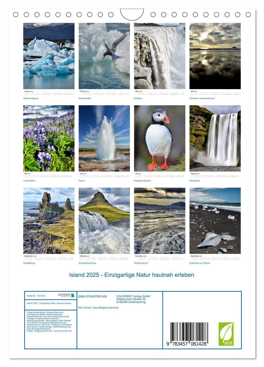 Bild: 9783457061428 | Island 2025 - Einzigartige Natur hautnah erleben (Wandkalender 2025...