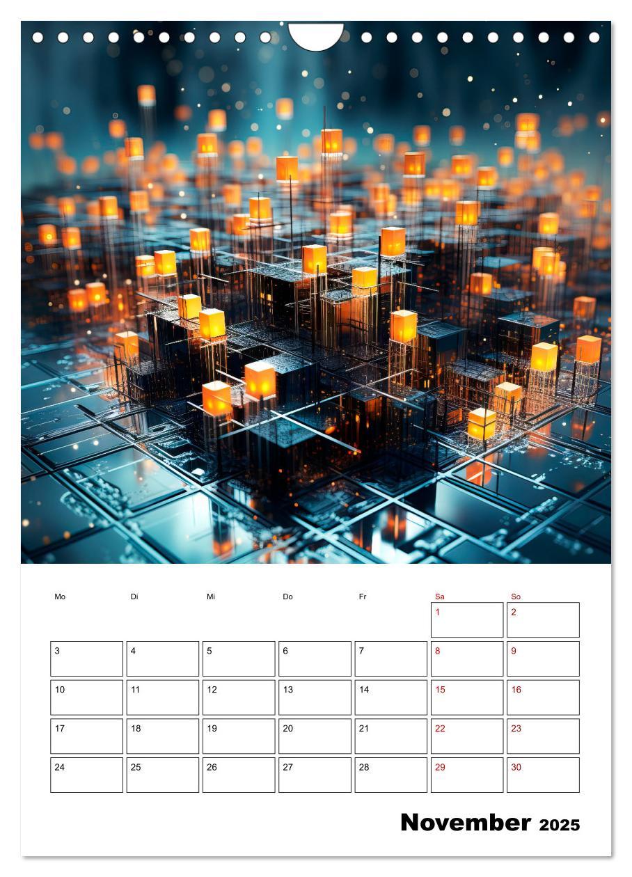 Bild: 9783435847518 | KÜNSTLICHE INTELLIGENZ Cooler Terminplaner (Wandkalender 2025 DIN...