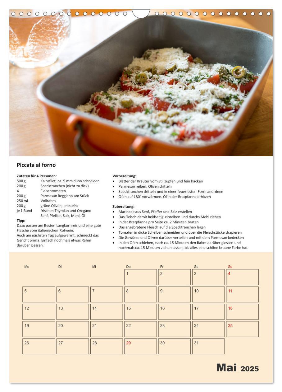 Bild: 9783435932016 | Der tolle Rezeptkalender (Wandkalender 2025 DIN A3 hoch), CALVENDO...