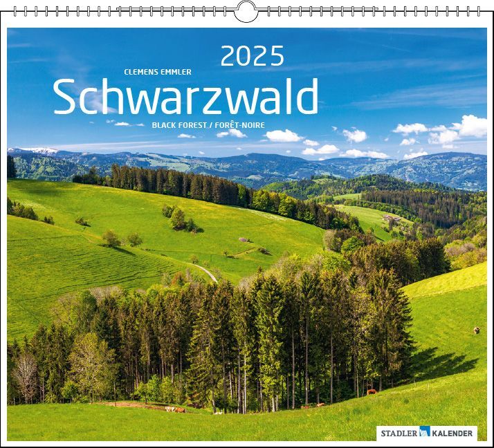 Cover: 9783861924159 | Schwarzwald 2025 | Clemens Emmler | Kalender | Spiralbindung | XIII