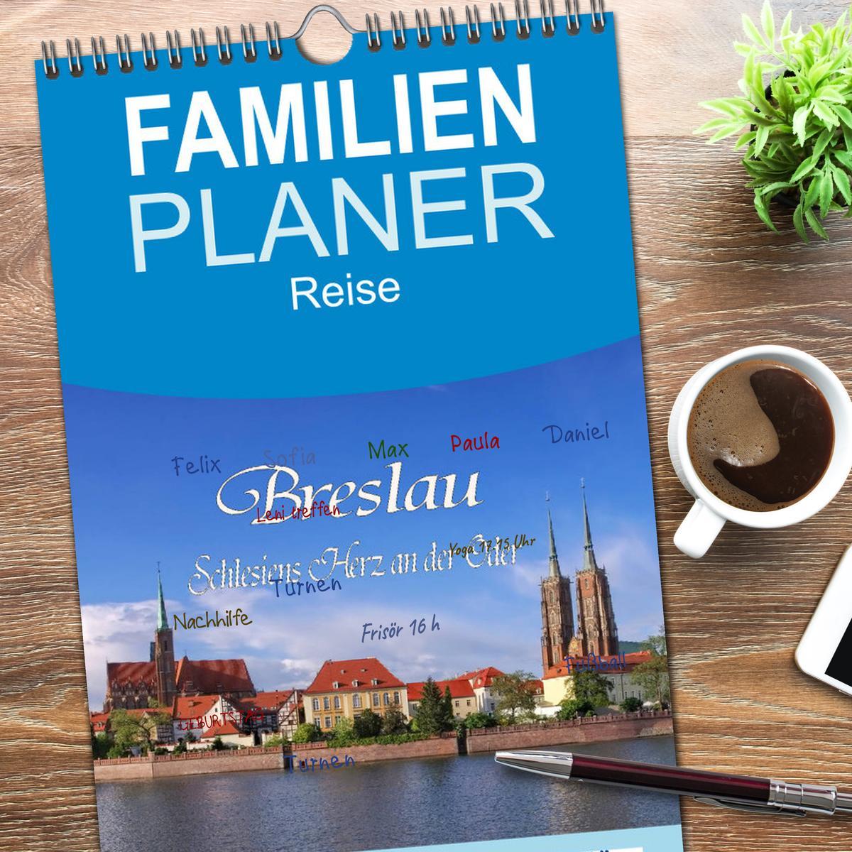 Bild: 9783457106877 | Familienplaner 2025 - Breslau - Schlesiens Herz an der Oder mit 5...