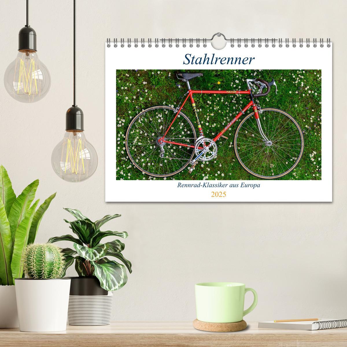 Bild: 9783435018604 | Stahlrenner - Rennrad-Klassiker aus Europa (Wandkalender 2025 DIN...