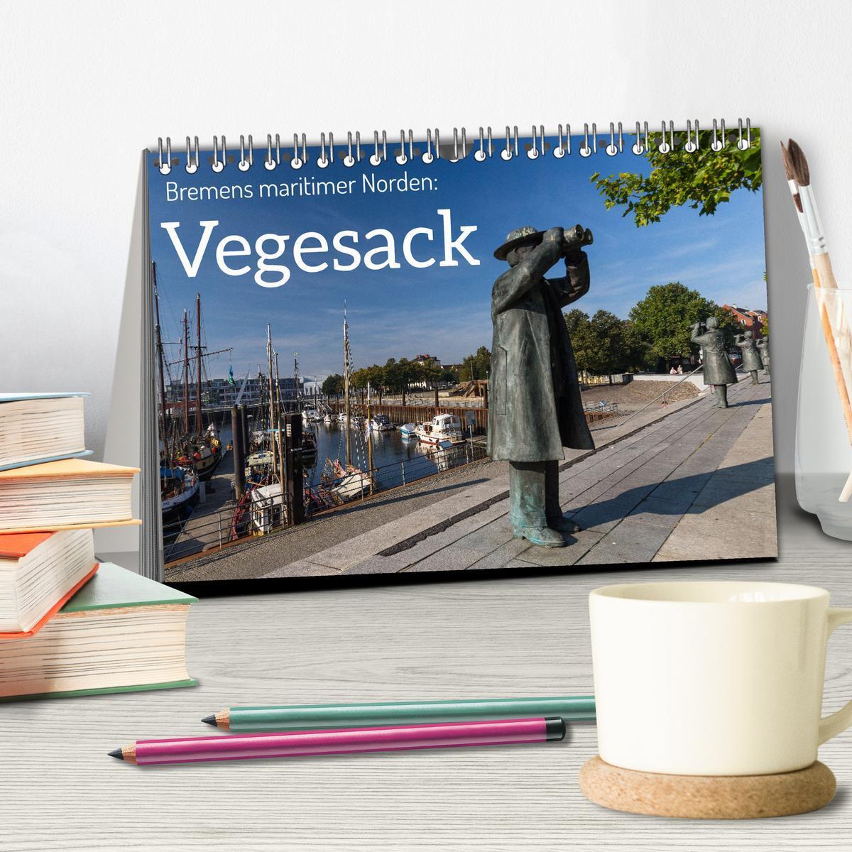 Bild: 9783435318186 | Bremens maritimer Norden: Vegesack (Tischkalender 2025 DIN A5...