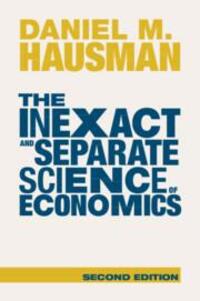 Cover: 9781009320276 | The Inexact and Separate Science of Economics | Daniel M Hausman