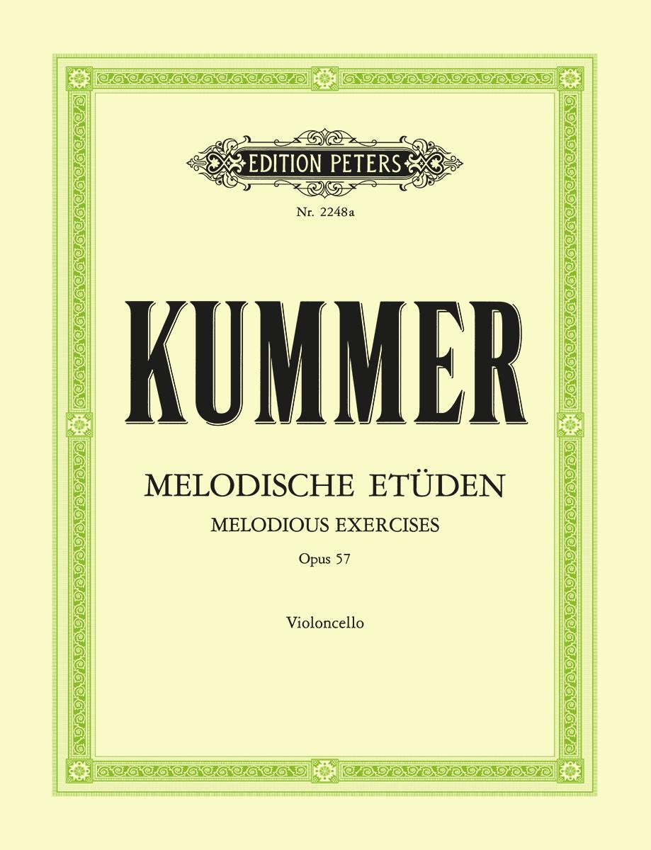 Cover: 9790014010164 | 10 Melodious Exercises Op. 57 for Cello | Friedrich August Kummer