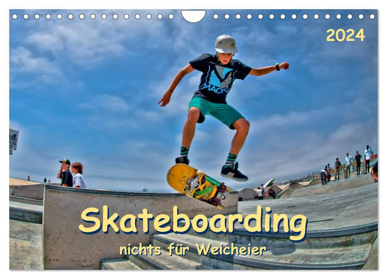 Cover: 9783383368257 | Skateboarding - nichts für Weicheier (Wandkalender 2024 DIN A4...
