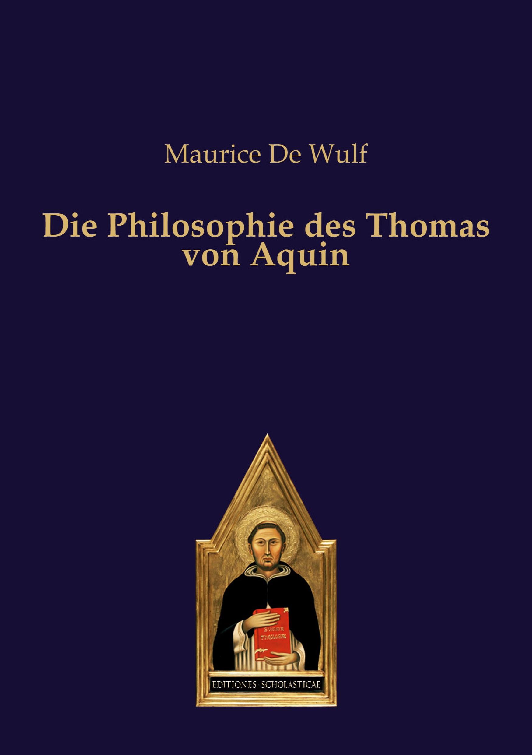 Cover: 9783868385366 | Die Philosophie des Thomas von Aquin | Maurice De Wulf | Taschenbuch