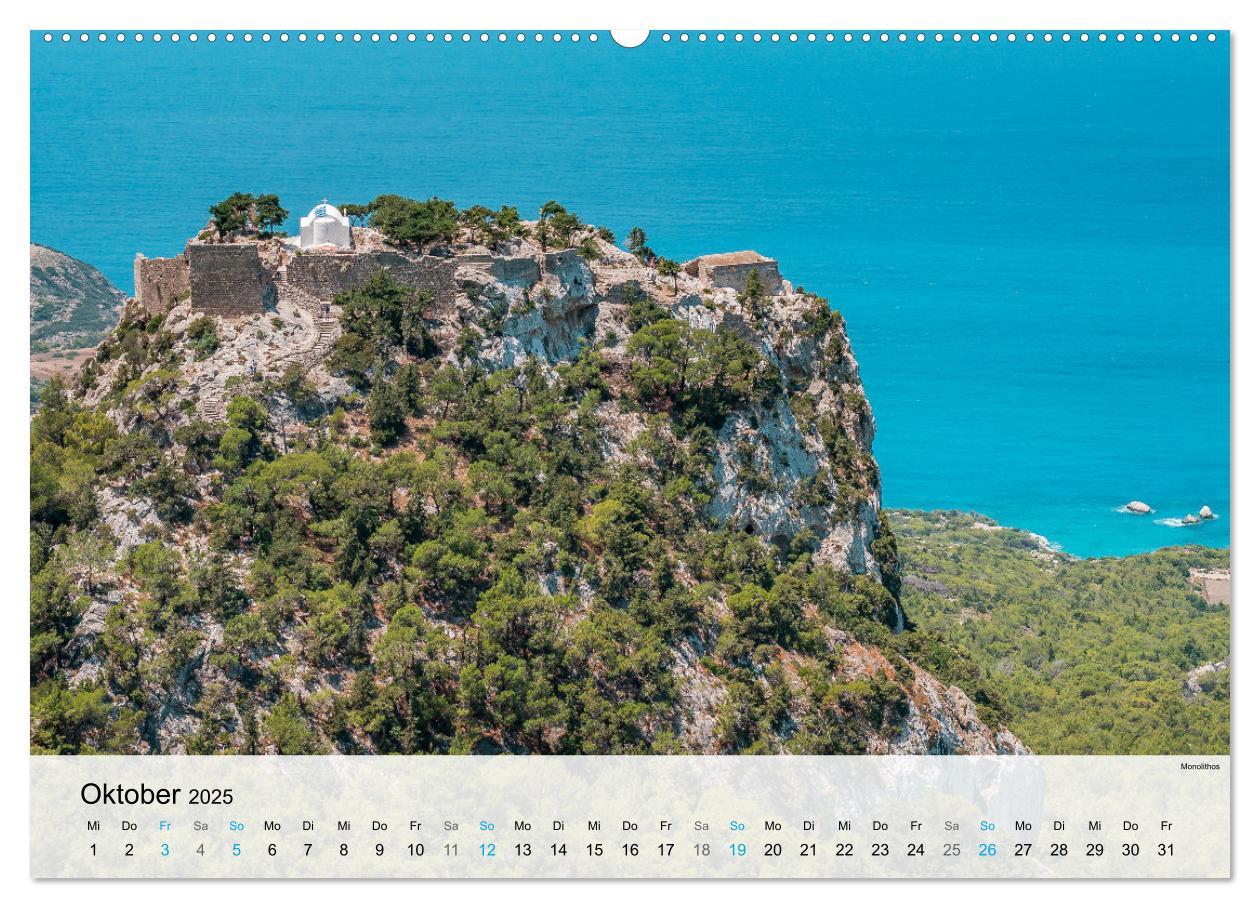 Bild: 9783383926020 | Rhodos - Die Highlights der Insel (Wandkalender 2025 DIN A2 quer),...