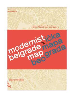 Cover: 9781912018703 | Modernist Belgrade Map | Modernisticka mapa Beograda | Slavkovic