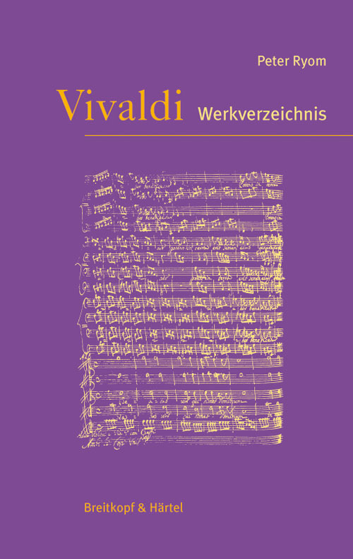Cover: 9783765103728 | Vivaldi - Thematisch-systematisches Verzeichnis seiner Werke (RV)