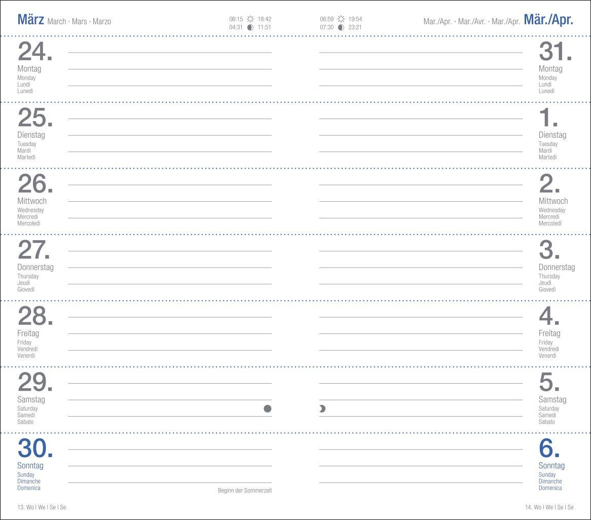 Bild: 9783756408054 | Wochen-Taschenkalender, schwarz 2025 | Heye | Buch | Bürokalender Heye