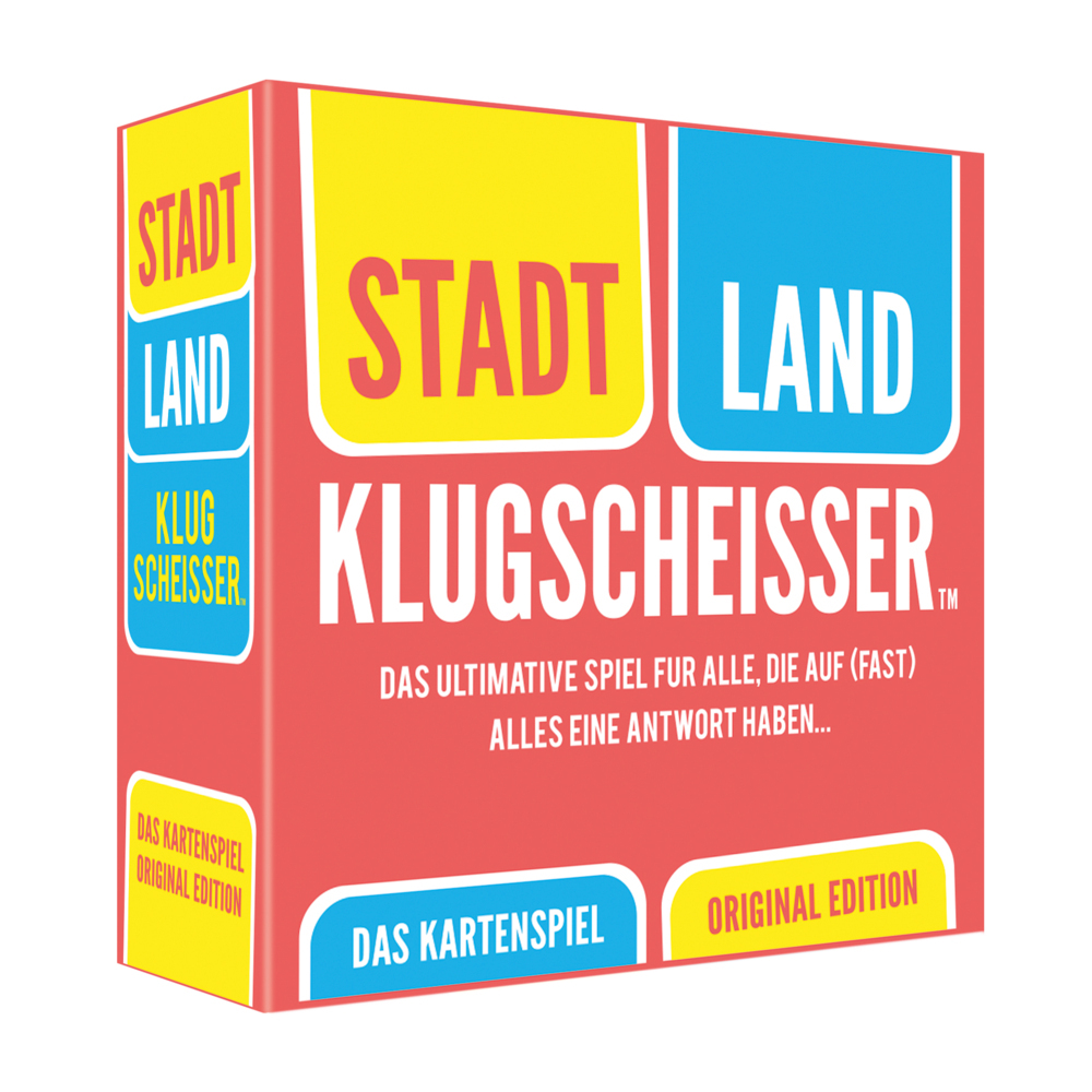 Cover: 7331672430349 | Stadt Land Klugscheisser Kartenspiel (Spiel) | Spiel | In Spielebox