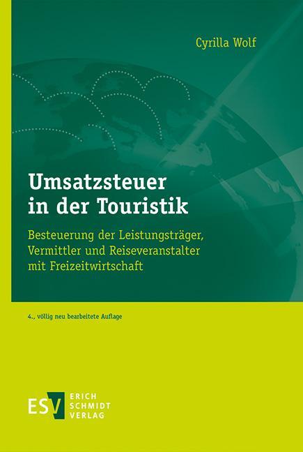 Cover: 9783503200900 | Umsatzsteuer in der Touristik | Cyrilla Wolf | Taschenbuch | 408 S.