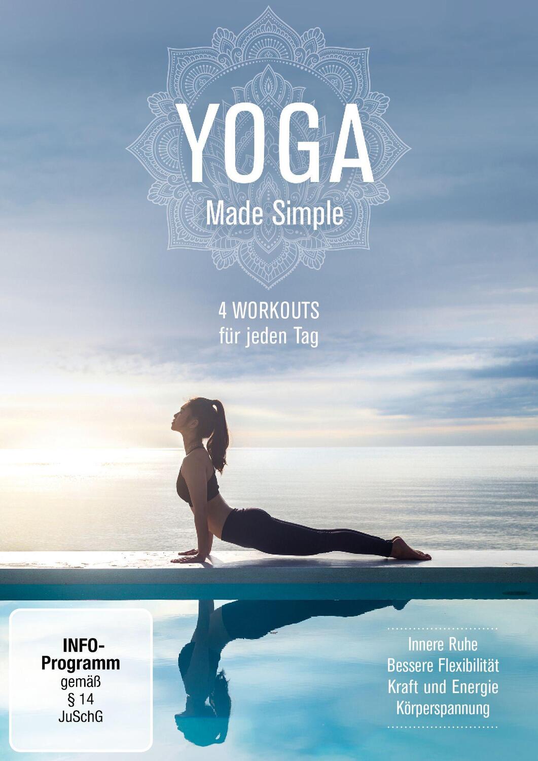 Cover: 4250148719081 | YOGA - Made Simple - 4 Workouts für jeden Tag | DVD | Deutsch | 2020